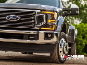 Ford Super Duty LED Headlights - XB Series - Morimoto - Amber DRL